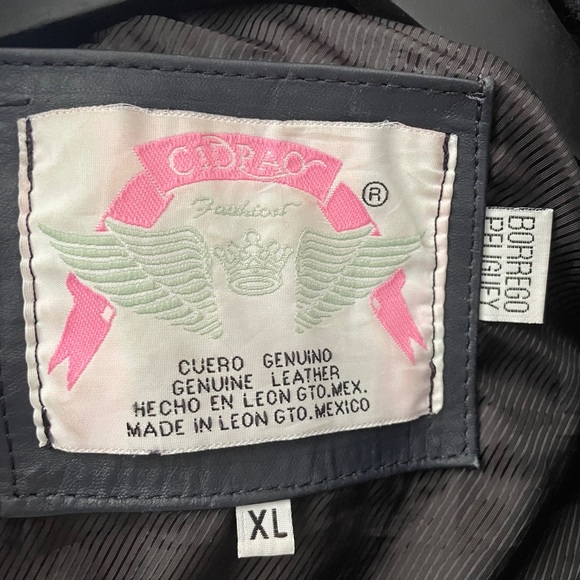 Leather Bomber Jacket - Picture 3 of 7